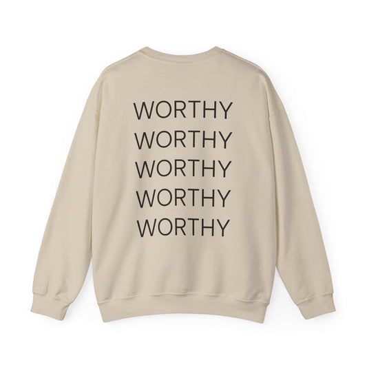 "WORTHY" Crewneck Sweatshirt